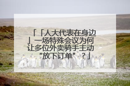 「人大代表在身边」一场特殊会议为何让多位外卖骑手主动“放下订单”？