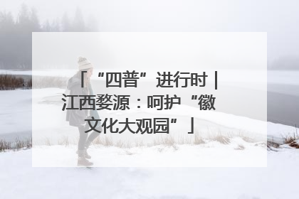 “四普”进行时｜江西婺源：呵护“徽文化大观园”