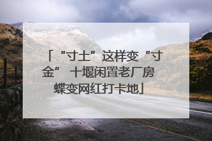“寸土”这样变“寸金” 十堰闲置老厂房蝶变网红打卡地