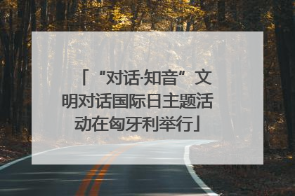 “对话·知音”文明对话国际日主题活动在匈牙利举行
