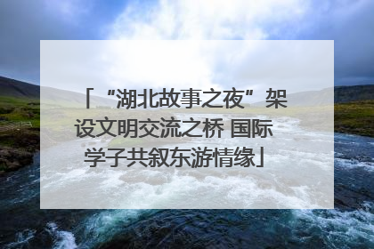 “湖北故事之夜”架设文明交流之桥 国际学子共叙东游情缘
