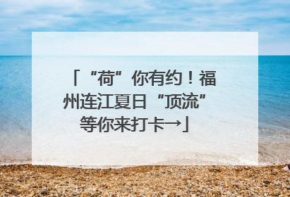 “荷”你有约！福州连江夏日“顶流”等你来打卡→