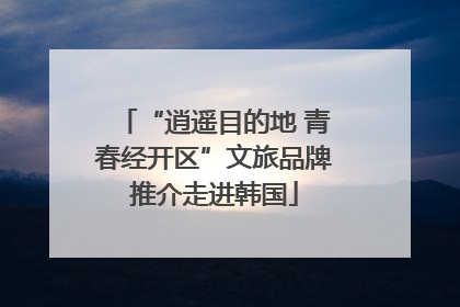 “逍遥目的地 青春经开区”文旅品牌推介走进韩国