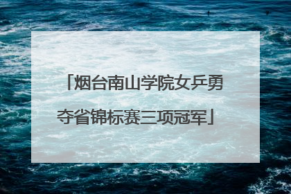 烟台南山学院女乒勇夺省锦标赛三项冠军