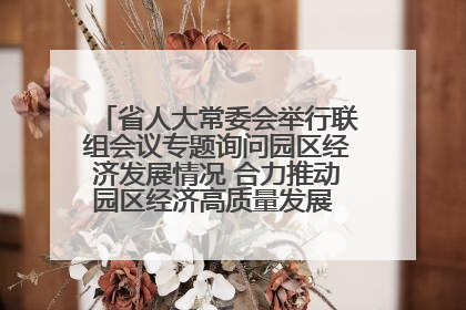 省人大常委会举行联组会议专题询问园区经济发展情况 合力推动园区经济高质量发展 王宁主持会议并讲话 王予波带队到会应询