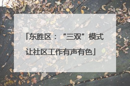 东胜区：“三双”模式让社区工作有声有色