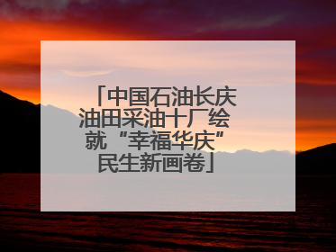 中国石油长庆油田采油十厂绘就“幸福华庆”民生新画卷