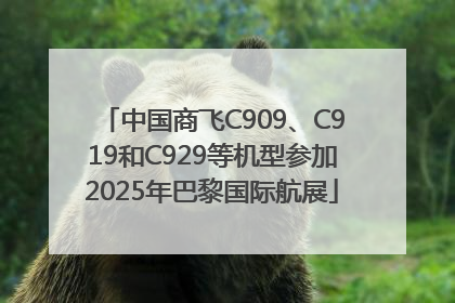 中国商飞C909、C919和C929等机型参加2025年巴黎国际航展