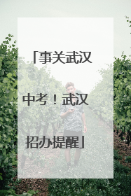 事关武汉中考！武汉招办提醒