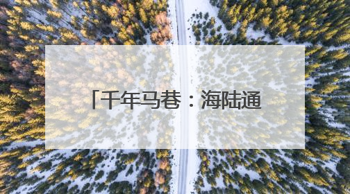 千年马巷：海陆通利地 丝路写传奇