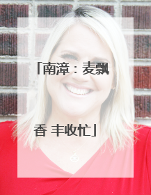 南漳：麦飘香 丰收忙
