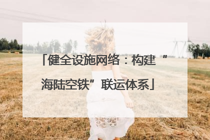 健全设施网络：构建“海陆空铁”联运体系