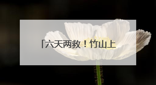 六天两救！竹山上演暖心护“野”记