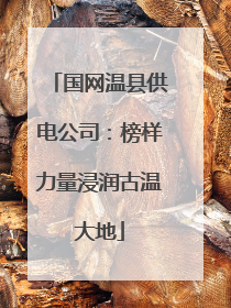 国网温县供电公司：榜样力量浸润古温大地