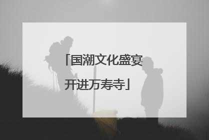 国潮文化盛宴开进万寿寺