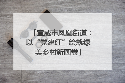 宣威市凤凰街道：以“党建红”绘就绿美乡村新画卷