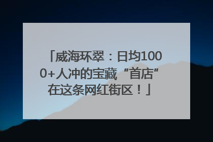 威海环翠：日均1000+人冲的宝藏“首店”在这条网红街区！