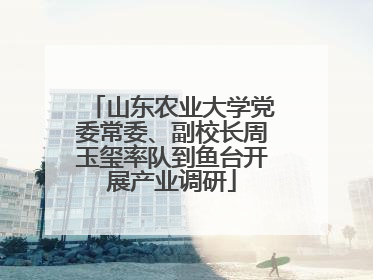 山东农业大学党委常委、副校长周玉玺率队到鱼台开展产业调研