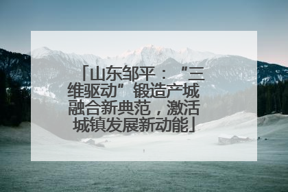 山东邹平：“三维驱动”锻造产城融合新典范，激活城镇发展新动能