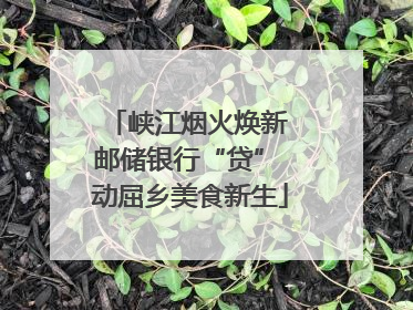 峡江烟火焕新 邮储银行“贷” 动屈乡美食新生