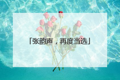 张韵声，再度当选