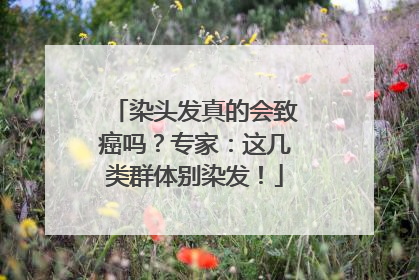 染头发真的会致癌吗？专家：这几类群体别染发！