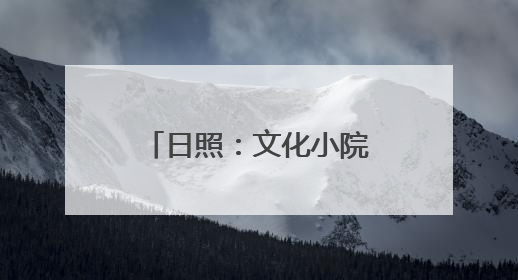 日照：文化小院里的乡村振兴梦