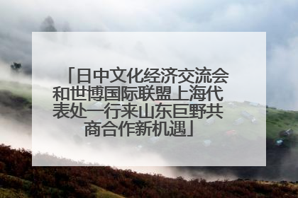 日中文化经济交流会和世博国际联盟上海代表处一行来山东巨野共商合作新机遇