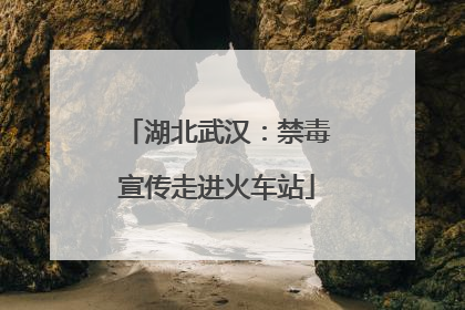 湖北武汉：禁毒宣传走进火车站
