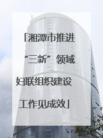 湘潭市推进“三新”领域妇联组织建设工作见成效