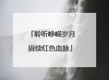 聆听峥嵘岁月 赓续红色血脉
