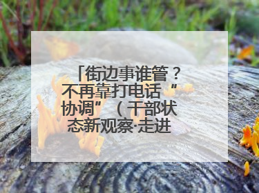 街边事谁管？不再靠打电话“协调”（干部状态新观察·走进一线探作风）