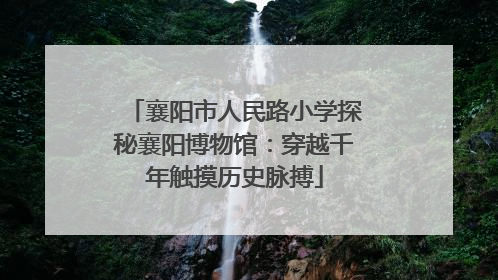 襄阳市人民路小学探秘襄阳博物馆：穿越千年触摸历史脉搏