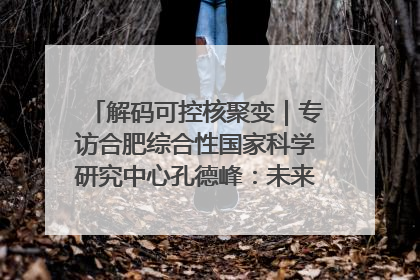 解码可控核聚变｜专访合肥综合性国家科学研究中心孔德峰：未来电费降至足够低时，工厂有望代替农田产粮