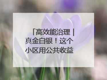 高效能治理｜真金白银！这个小区用公共收益给业主发红包