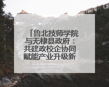 鲁北技师学院与无棣县政府：共建政校企协同赋能产业升级新范式