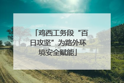 鸡西工务段“百日攻坚”为路外环境安全赋能