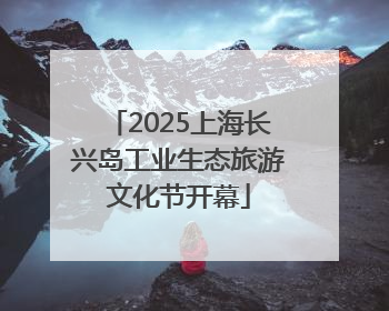 2025上海长兴岛工业生态旅游文化节开幕