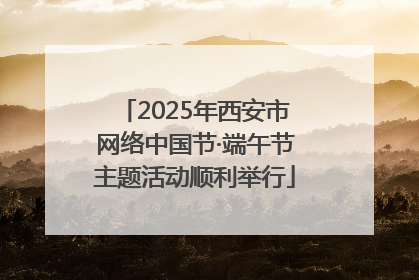 2025年西安市网络中国节·端午节主题活动顺利举行
